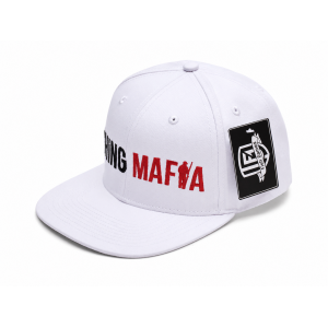 Бейсболка с прямым  козырьком, цвет Белый FishingMafia